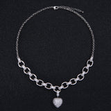 Beauty CYGlobal ™- Duo Collier & Bracelet coeur DIAMANT DORE