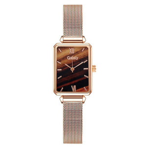 Beauty CYGlobal ™- Duo Montre à Quartz & Bracelet Gaiety  DIAMANT DORE