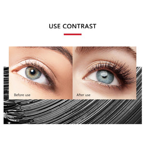 Beauty CYGloba ™- QIBEST Mascara noir cils Mascara 4D