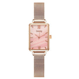 Beauty CYGlobal ™- Duo Montre à Quartz & Bracelet Gaiety  DIAMANT DORE